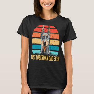T-shirt Mens Doberman Chien Papa Meilleur Doberman Papa Ja