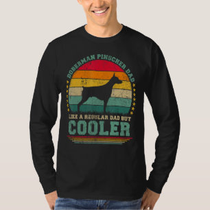 T-shirt Mens Doberman Pinscher Papa Comme Un Père Régulier