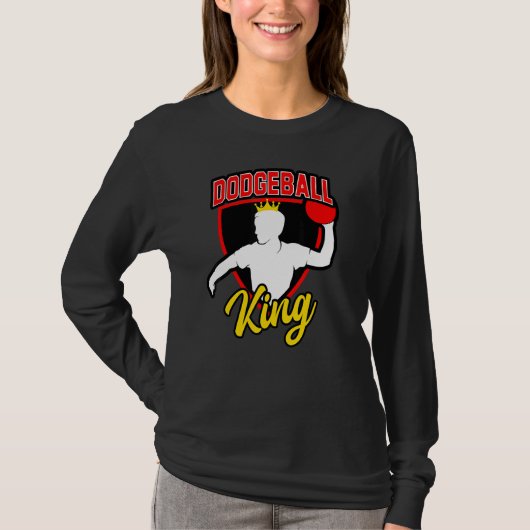 T-shirt Mens Dodgeball King for Dodgeball and Dodgeball M (Devant)