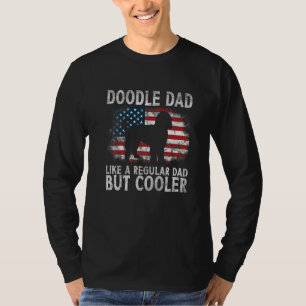 T-shirt Mens Doodle Papa Goldendoodle Régulier Papa Mais C