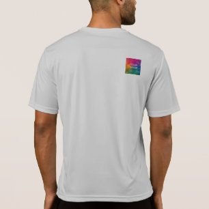T-shirt Mens Double face Imprimer Modèle Sport Argent