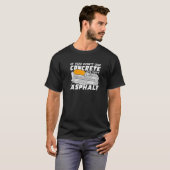 T-shirt Mens Drôle Conception de construction pour une Fin (Devant entier)
