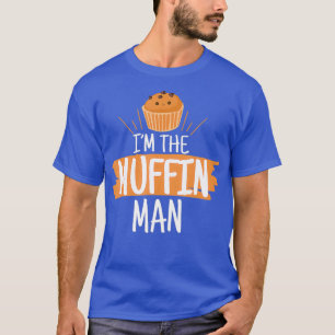 T-shirt Mens Drôle Im Le Muffin Guy Cupcakes Muffin