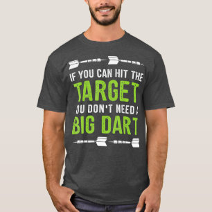 T-shirt Mens Drôle Jeter fléchettes Cadeau Dart League
