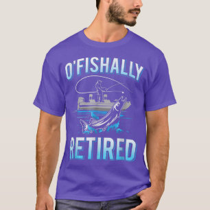 T-shirt Mens Drôle Ofish Retraité Tee pour Retraité Fishi