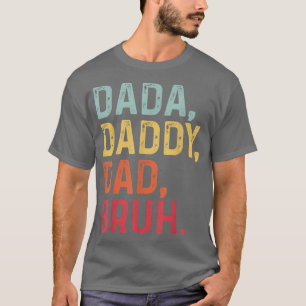 T-shirt Mens Drôle Papa Dit Fête des pères Dada Papa Papa