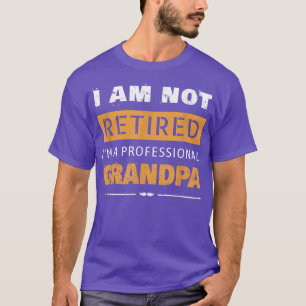 T-shirt Mens Drôle Retraite Je ne suis pas Retraité Je sui