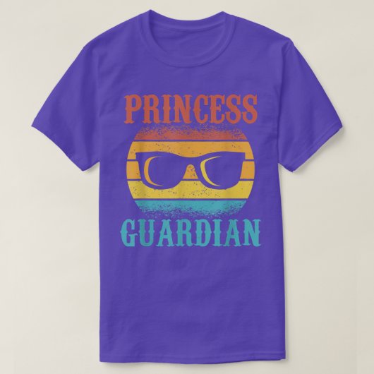 T-shirt Mens Drôle Tee Pour Fête des pères Princesse Guard (Design devant)