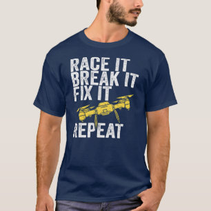 T-shirt Mens Drone Quadcopter Racing Design for a