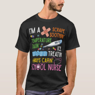 T-shirt Mens École Infirmière Éclater la température de l'