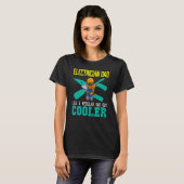 T-shirt Mens Electrician Dad Like A Regular Dad But Cooler (Devant entier)