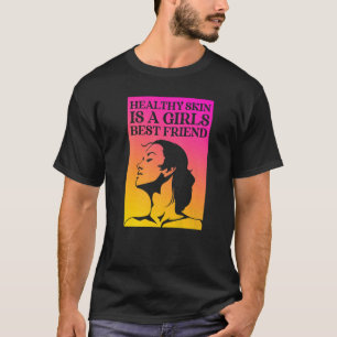 T-shirt Mens Esthéticien Beauticien Cosmetologue Skin The