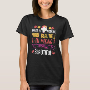 T-shirt Mens Esthéticien Beauticien Cosmetologue Skin The