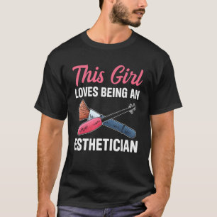 T-shirt Mens Esthéticien Beauticien Cosmetologue Skin The