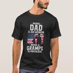 T-shirt Mens Être Papa Est Un Honneur Être Gramps Est Pric