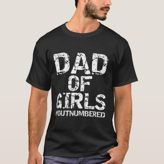 T-shirt Mens Father Gift de Daughters Funny Dad of (Devant)