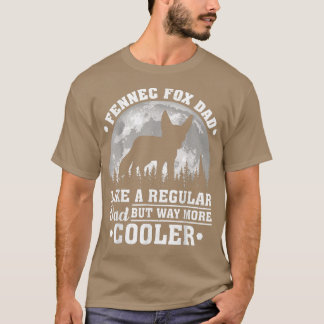 T-shirt Mens Fennec Fox Papa Comme Un Père Régulier Fennec
