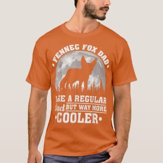 T-shirt Mens Fennec Pour Papa Comme Un Père Régulier Fenne