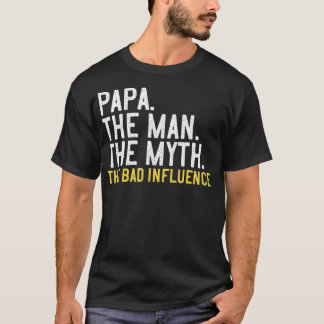 T-shirt Mens Fête des pères Cadeau Papa L'Homme Le Mythe L