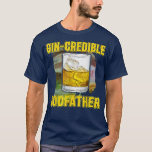 T-shirt Mens Fête des pères Cadeau Tee GinCredibile Parrai