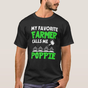 T-shirt Mens Fête des pères Mon Fermier Favori M'Appelle P