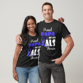 T-shirt Mens Fier Papa Of Als Warrior Family Matching Als (Unisexe)