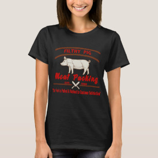 T-shirt Mens FILTHY PIG MEAT PACKING EST. 1969 - Humour ga