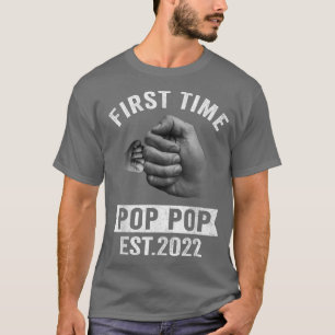 T-shirt Mens First Time Pop Est 2022 s, Grossesse Anno