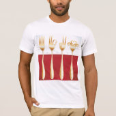 T-shirt Mens Forks Or (Devant)