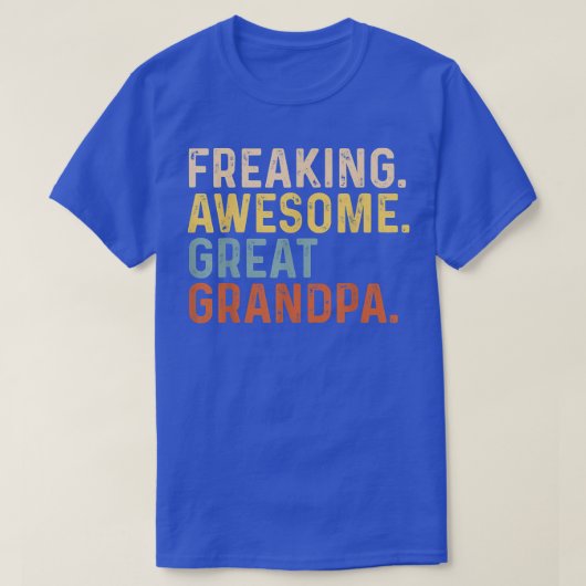 T-shirt Mens Freaking Awesome Great Grandpa Funny Grandfat (Design devant)