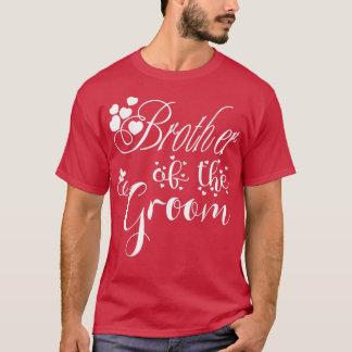 T-shirt Mens Frère De La Groom Drôle Mariage ou Bachelo