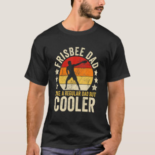 T-shirt Mens Frisbee Papa Comme Un Père Régulier Mais Glac
