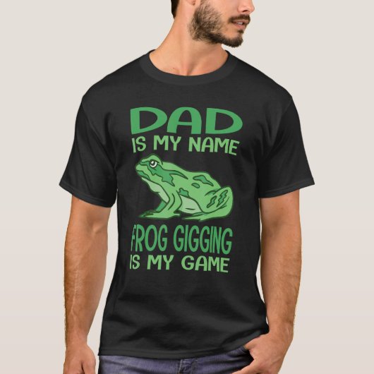T-shirt Mens Frog Catching & Toad Hunting for a Bullfrog H (Devant)