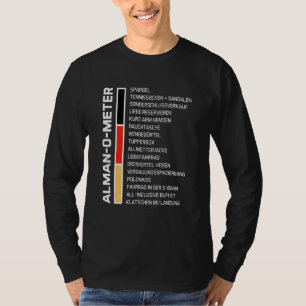 T-shirt Mens Fun Alman O Meter Vraiment Almans