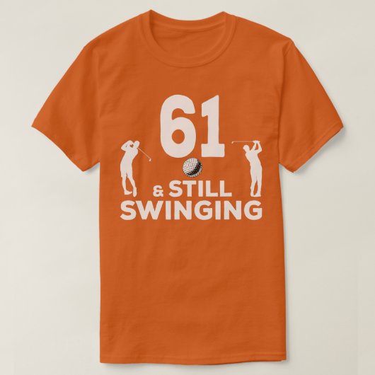 T-shirt Mens Funny 61 Et toujours en ébullition 61e annive (Design devant)