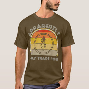 T-shirt Mens Funny Day Trader Stock de marché