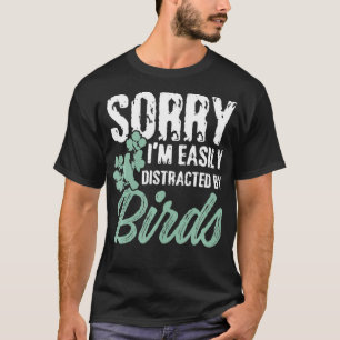 T-shirt Mens Funny Désolé Je suis facilement distrait par