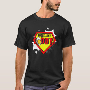 T-shirt Mens Funny Eggcellent Papa Papa Papa Papa Papa Pap