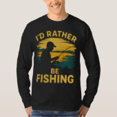 T-shirt Mens funny fishing (Devant)