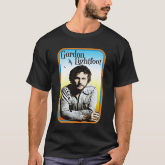 T-shirt Mens Funny Gordon Lightfoot Cadeau pour fans de mu