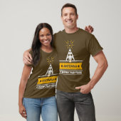 T-shirt Mens Funny Ham Radio Cadeau Mon Antenne Est Plus G (Unisexe)