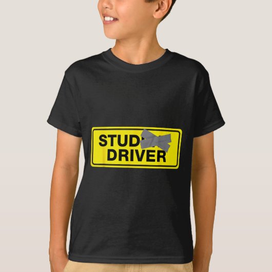 T-shirt Mens Funny New Driver (Devant)