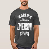 T-shirt Mens Funny Nom personnalisé Emerson (Devant)