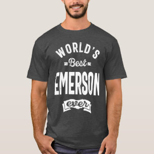 T-shirt Mens Funny Nom personnalisé Emerson