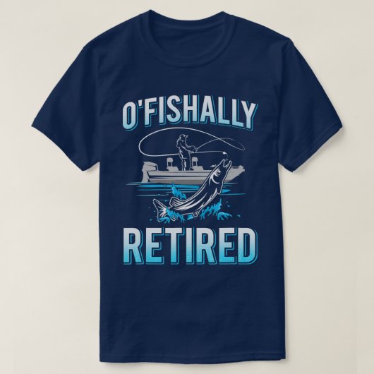 T-shirt Mens Funny Ofishally Retired Gift for Retired Fis (Design devant)