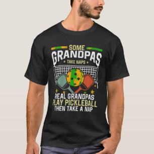 T-shirt Mens Funny Pickleball Design pour Hommes Grand-pa 