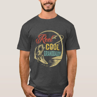 T-shirt Mens Funny Reel Cool Granddaddy Love Fishing 2598