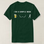 T-shirt Mens Funny Running Graphic Marathon Runner Jogger (Design devant)
