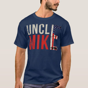 T-shirt Mens Funny Uncle Mike pour hommes cadeau