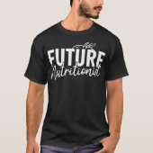T-shirt Mens Future Nutritionniste Design - Étudiant en nu (Devant)